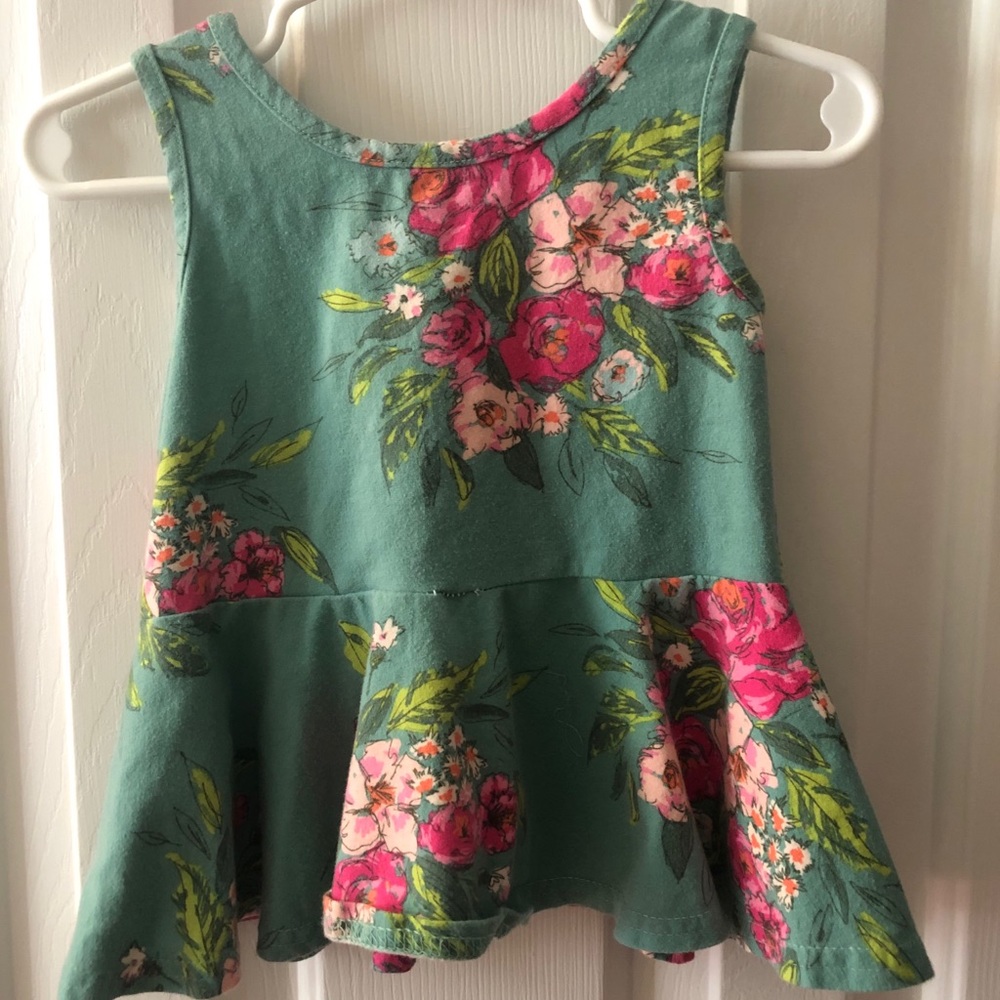 Ricrac & Ruffles peplum top